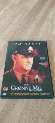 Den Grønne Mil (Originaltitel: The Green Mile), instruktør Frank Darabont, DVD, krimi, /Drama/Helaft