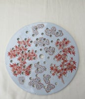 Kinesisk platte, Porcelæn, 130 år gl.