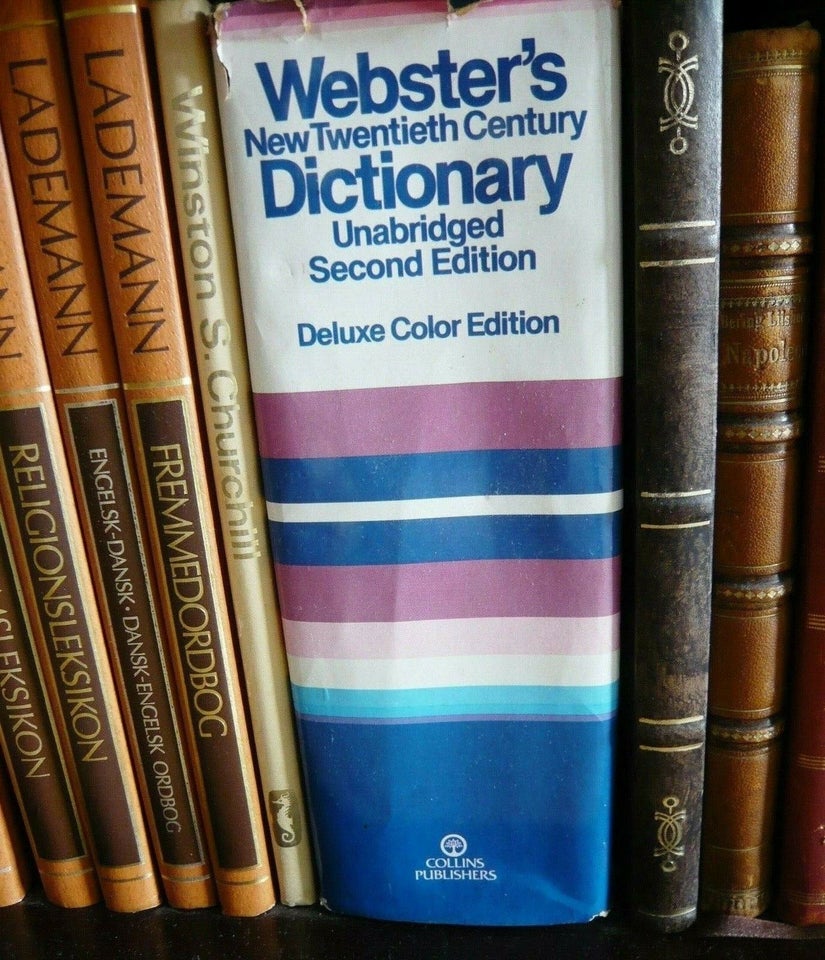 Webster's New Twentieth Century, Dictionary, år 1979