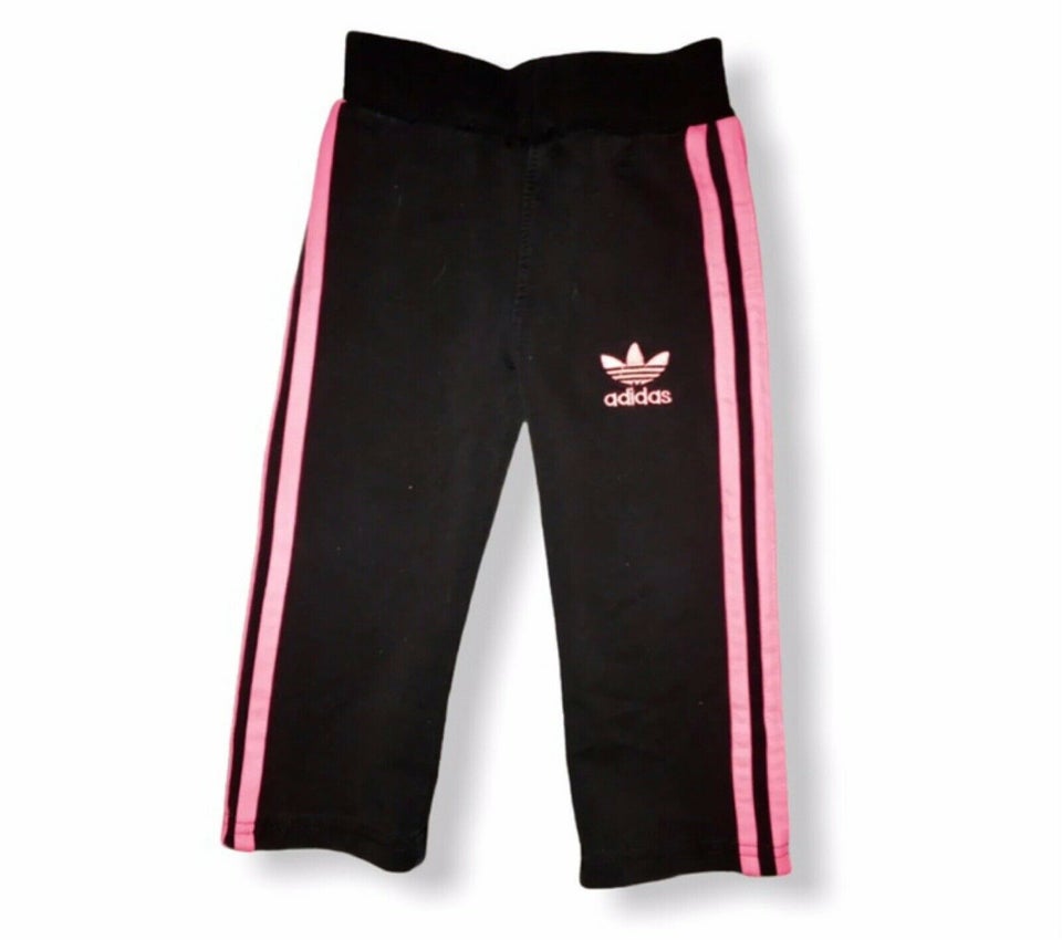 Bukser, 92 Adidas bukser sort lyserød pink, Adidas – dba.dk – og Salg af Nyt og Brugt