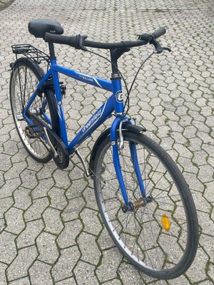 Herrecykel,  Greenfield, 55 cm stel, 3 gear, Greenfield herrecykel med3 gear ringklok og sikkerhed l