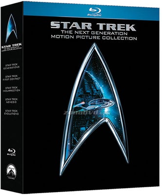 Star Trek - The Next Generation Movie Collection, Blu-ray, TV-serier, Stand: Som ny.
Ingen ridser.

