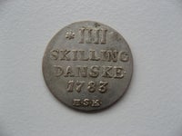 Danmark, mønter, FLOT IIII SKILLING 1783