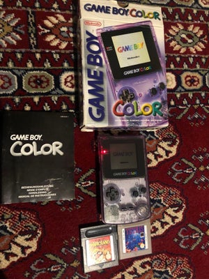 Nintendo Game Boy Color,  +Wario land 2 + Tetris, Perfekt, 

Gameboy Color med super flot skærm.

sp