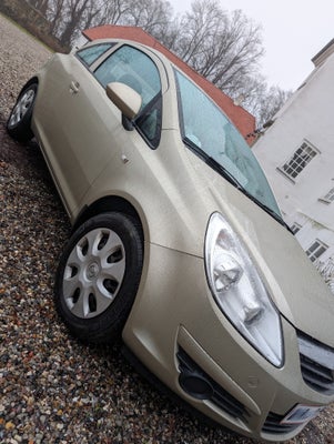 Opel Corsa, 1,0 12V Enjoy, Benzin, 2008, km 125000, champagnemetal, nysynet, 3-dørs, 340, RIGTIG FLO