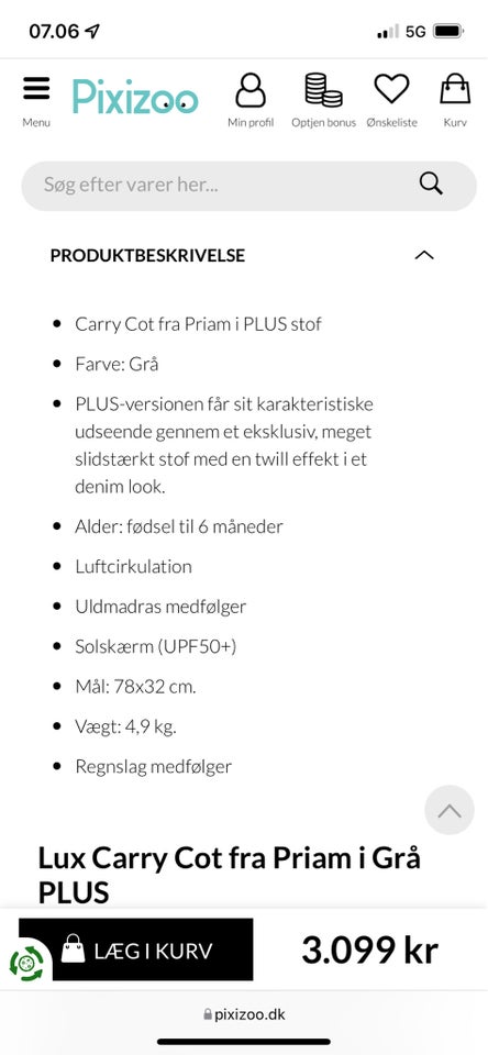 Kombivogn, Cybex Priam