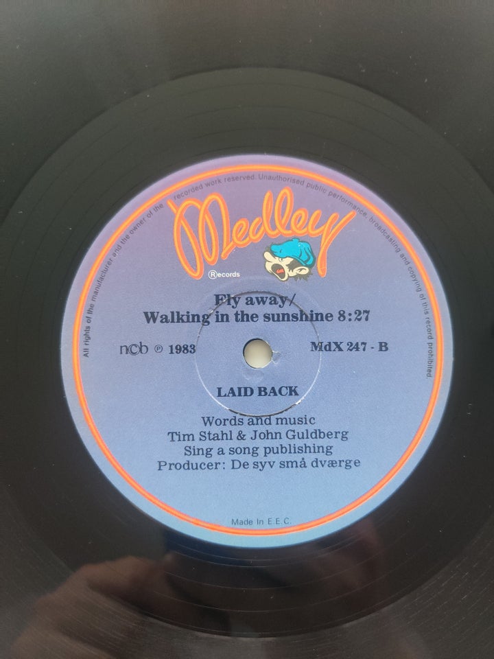 Maxi-single 12", Laid Back, Sunshine Reggae (Dub Version)