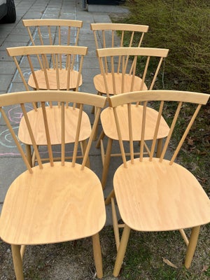 Spisebordsstol, Træ , Fdb, Klassiske design stole fra FDB - se stemplet på billede.

Nogle trænger t