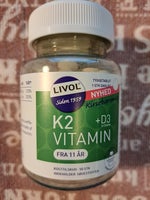 Kosttilskud, Livol K2 vitamin + D vitamin mod