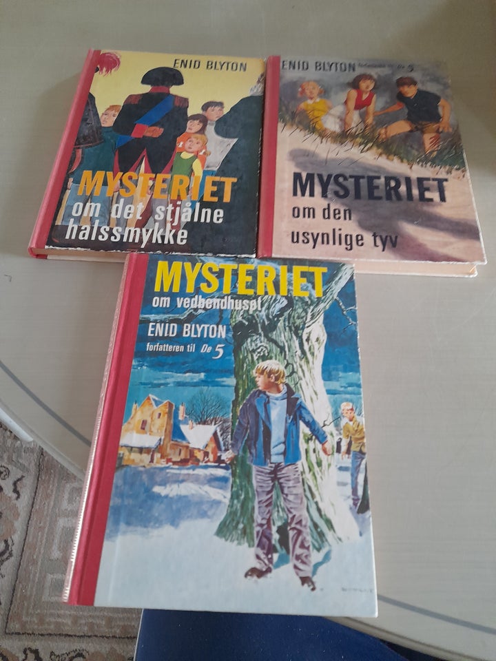 DE 5 21 FORSK. + MYSTERIEBOG 3 fors., ENID BLYTON