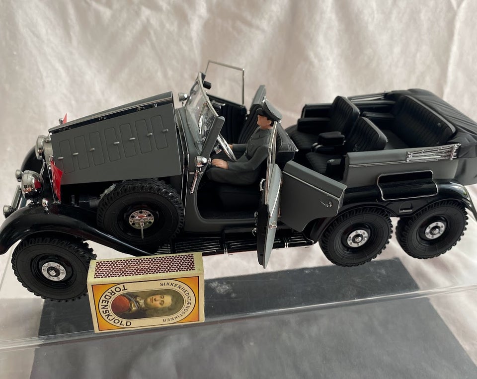 Modelbil, Mercedes Benz G4. 1938. NAZI. SS-Paradebil.