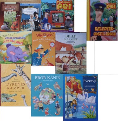 10 spændende børnebøger, Se billedet, Her sælges 10 gode og velholdte børnebøger - hardback
1. Jack 