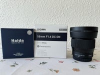 Prime, Sigma, Sigma 56mm F1.4 DC DN C t/Fujifilm X