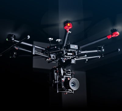 Drone, DJI M600 Pro, M600 Pro, har været backup drone, så under 10 flyvninger (primært kun test og v
