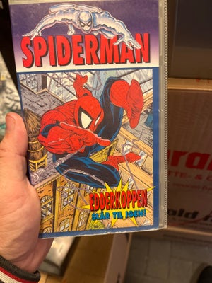 Tegnefilm, Edderkoppen slår til igen, instruktør D, Spiderman
Vhs
Dansk tekst