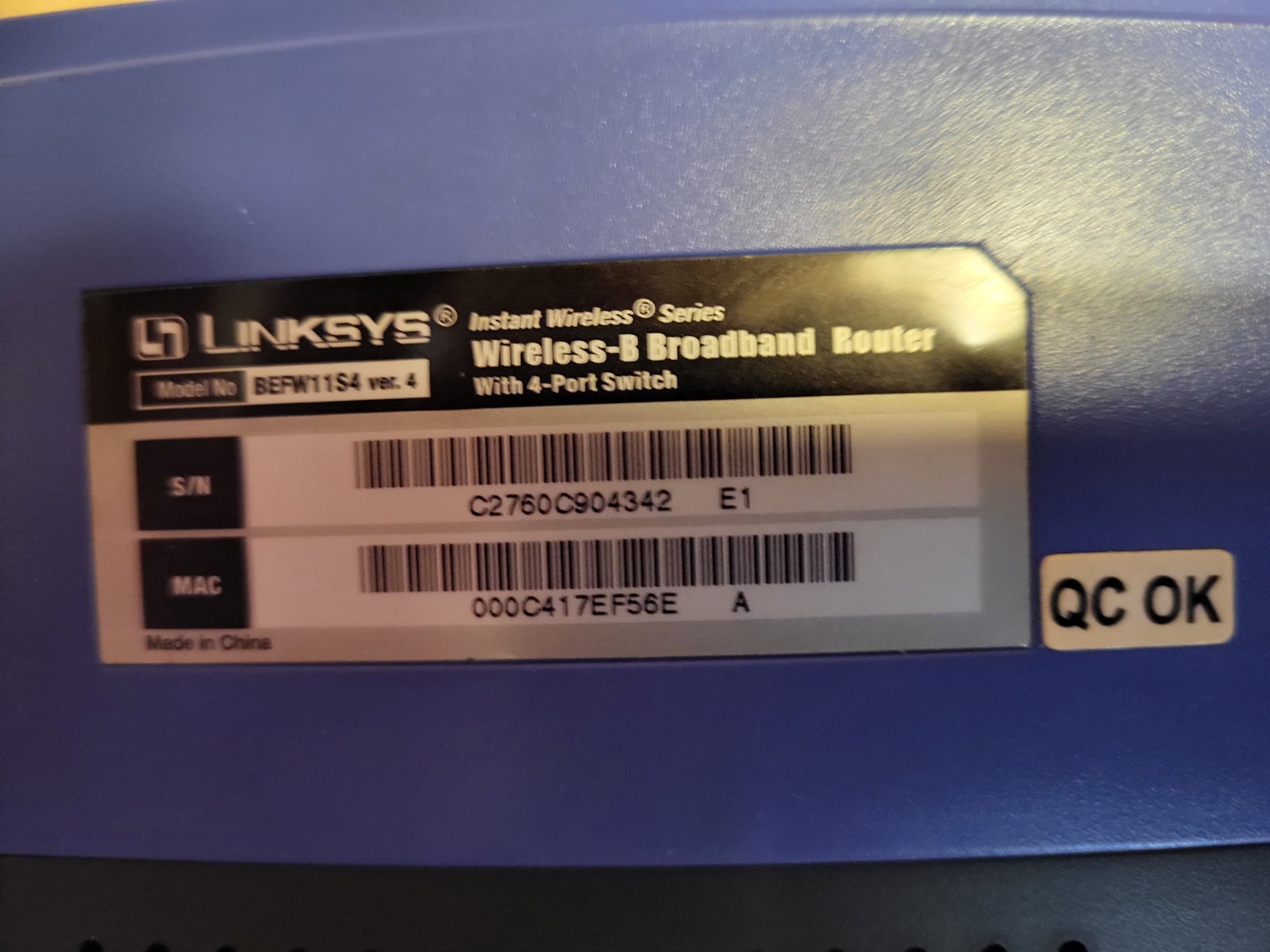Router, wireless, Linksys