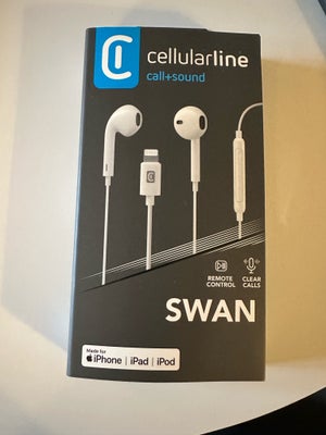 Headset, t. iPhone,  Cellularline swan, Perfekt, Fejl køb