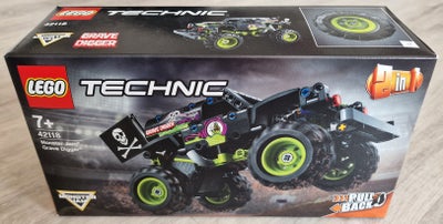 Lego Technic, 42118, Ny og uåbnet

Technic monster truck:
Monster Jam Grave Digger
Er udgået hos Leg