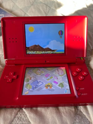 Nintendo DS Lite, God, Rigtig fin og velholdt Nintendo DS med original oplader, USB oplader, pen og 