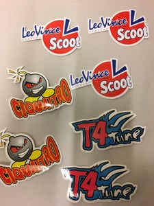 Nye Stickers til Scooter - Køb og Salg af Nyt og Brugt