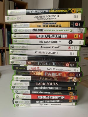 19 Xbox 360 Games Lot, Xbox 360, anden genre, Big lot of Microsoft Xbox 360 games.

The condition of