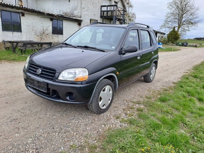 Suzuki Ignis, 1,3, Benzin, 2003, km 240500, sort, træk, ABS, airbag, 5-dørs, centrallås, startspærre