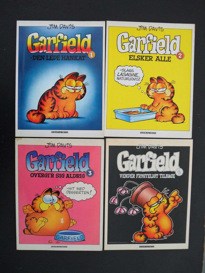 GARFIELD NR. 1-4, Tegneserie