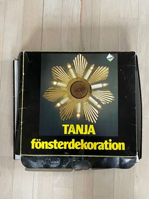 Vintage Svensk julestjerne, I rigtig god stand. Med 7. reserve pærer                       D - 28 cm