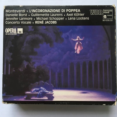 Claudio Monteverdi : L'Incoronazione di Poppea (3CD), klassisk, 
Harmonia Mundi France – HMC 901333.