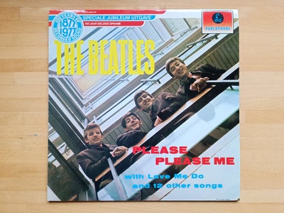 LP, The Beatles, Please Please Me, super velholdt LP opr. udgivet i 1963, denne er et senere genoptr