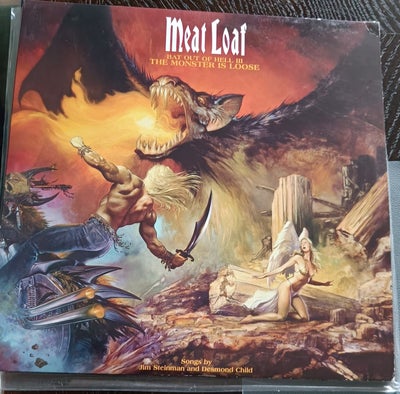 LP, Meat loaf, Bat out of hell 3, Rock, Rød vinyl ultra sjælden. Mediet er Near mint
Cover har nogle