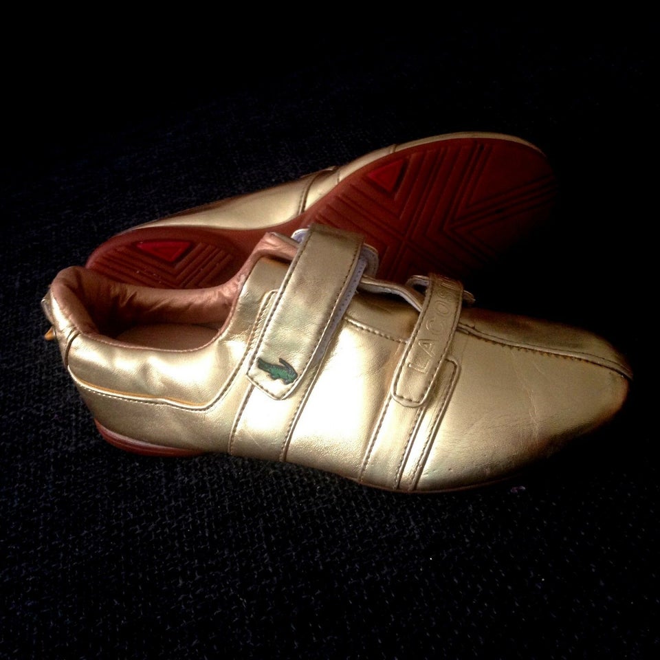Sandaler, str. 37, 37 guld sko sneakers