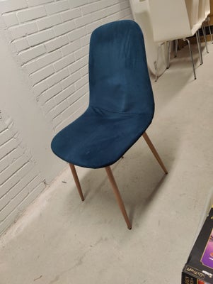 Spisebordsstol, Velour, Jysk, 4 stk stole fra Jysk.
Samlet pris.
