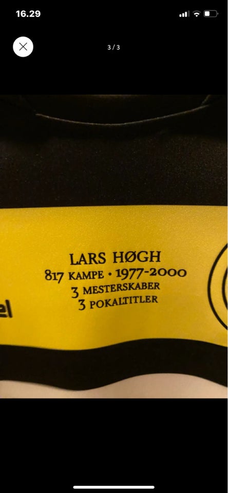 Fodboldtrøje, Lars Høgh Legende trøje, Hummel