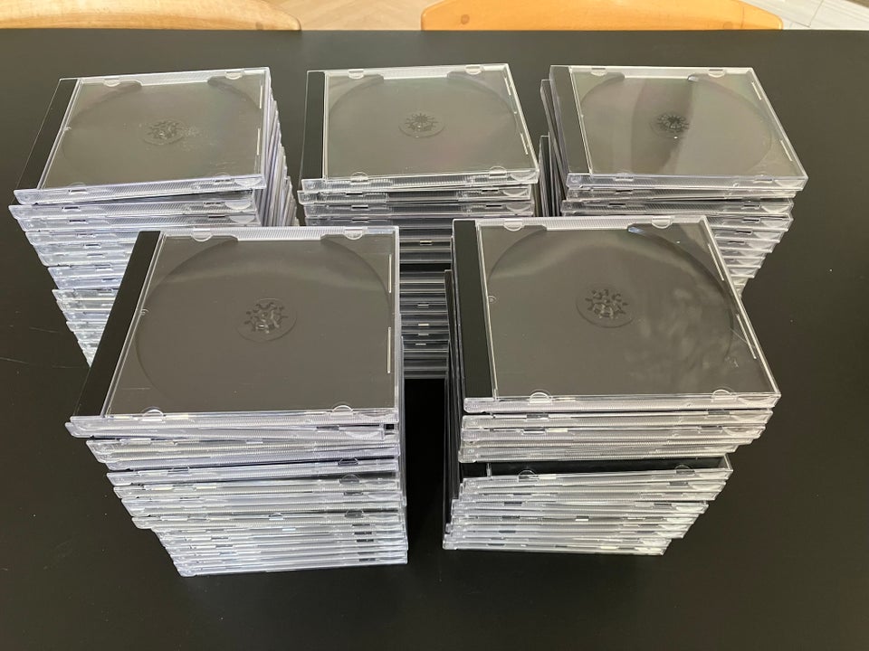 CD jewel cases: CD-kassetter / CD-hylstre, andet