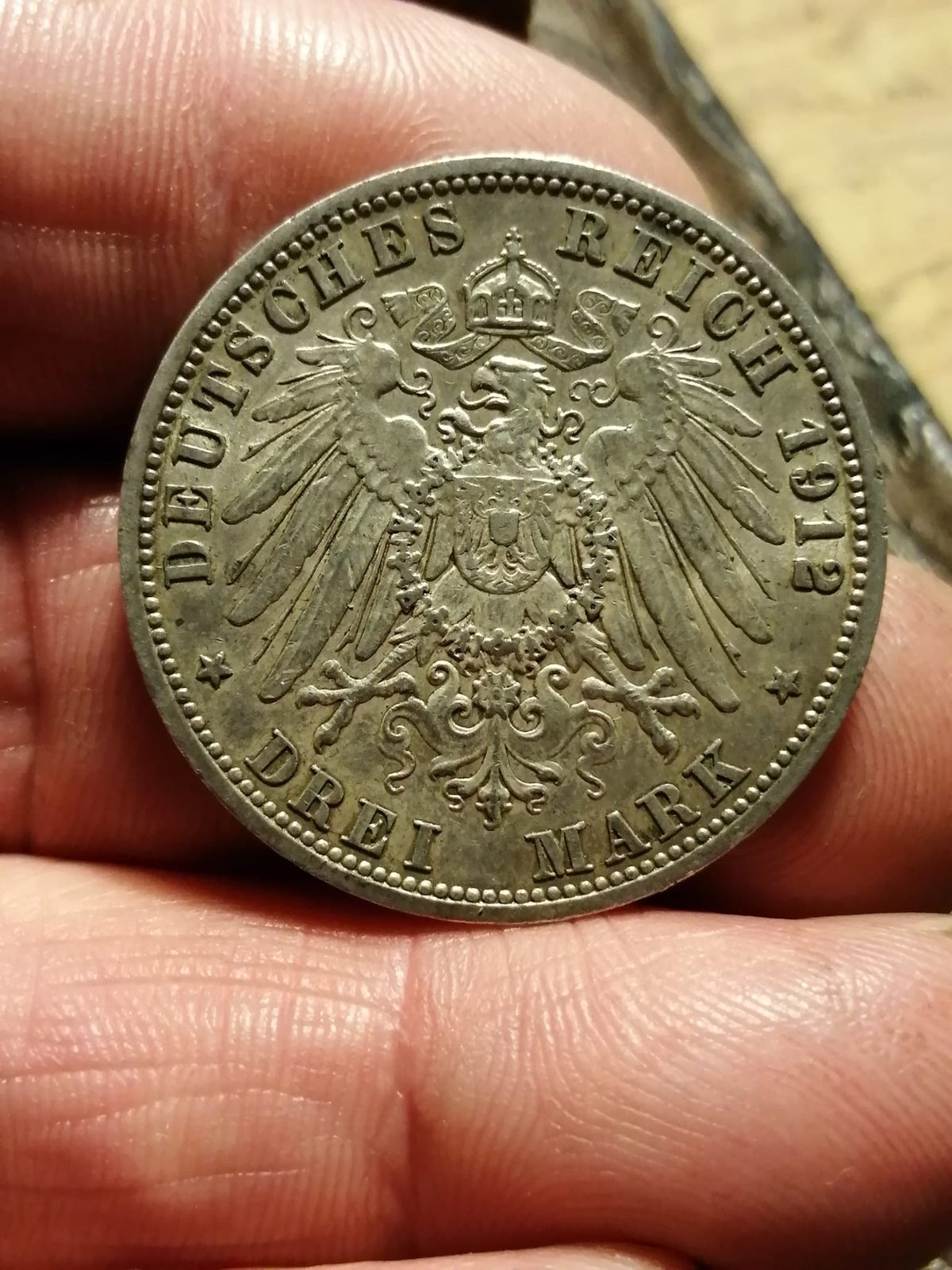 Vesteuropa, mønter, 3 mark