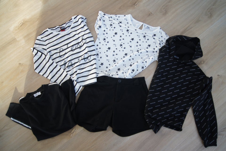 Blandet tøj, bluser og shorts, Mono – – Køb og Salg Nyt og Brugt