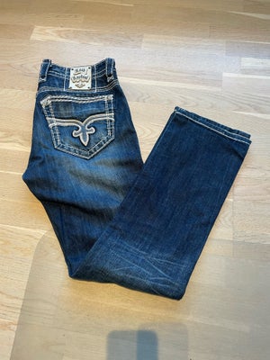 Jeans, Rock Revival, str. 32, Blå, Næsten som ny, Et unikt designer brand fra Amerika “Rock revival”