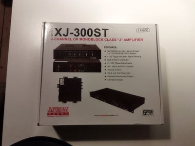 Effektforstærker, Earthquake, XJ-300ST, Perfekt, Helt ubrugt i original emballage. Se specs i vedhæf