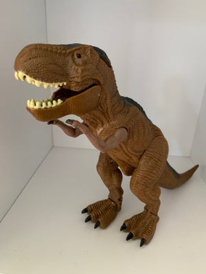 Andet legetøj, DINOSAURUS, M, Mekanisk dinosaurus, som kan gå og lyse, når man tænder på on. Bruger 