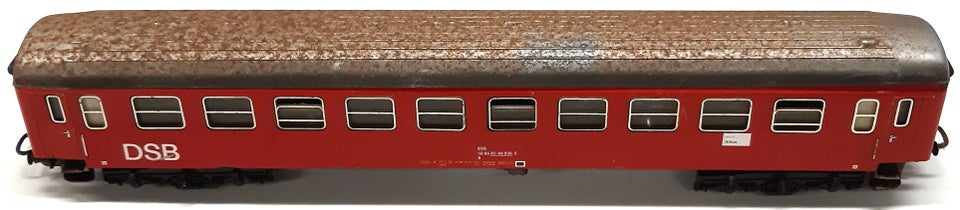 Modeltog, Märklin DSB rød B passagervogn, skala H0