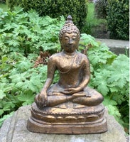 Buddha Antik, Bronze, 150 år gl.