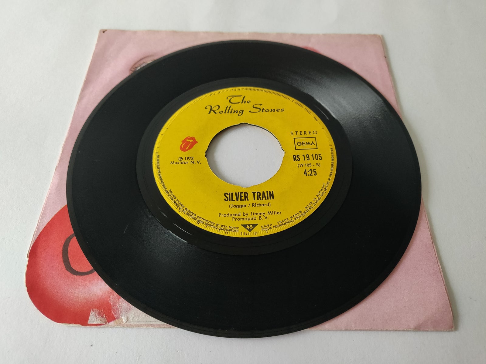 Single, THE ROLLING STONES, ANGIE / SILVER TRAIN