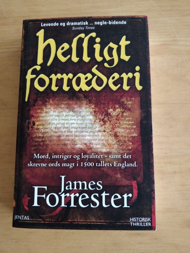 Helligt forræderi, James Forrester, genre: krimi og