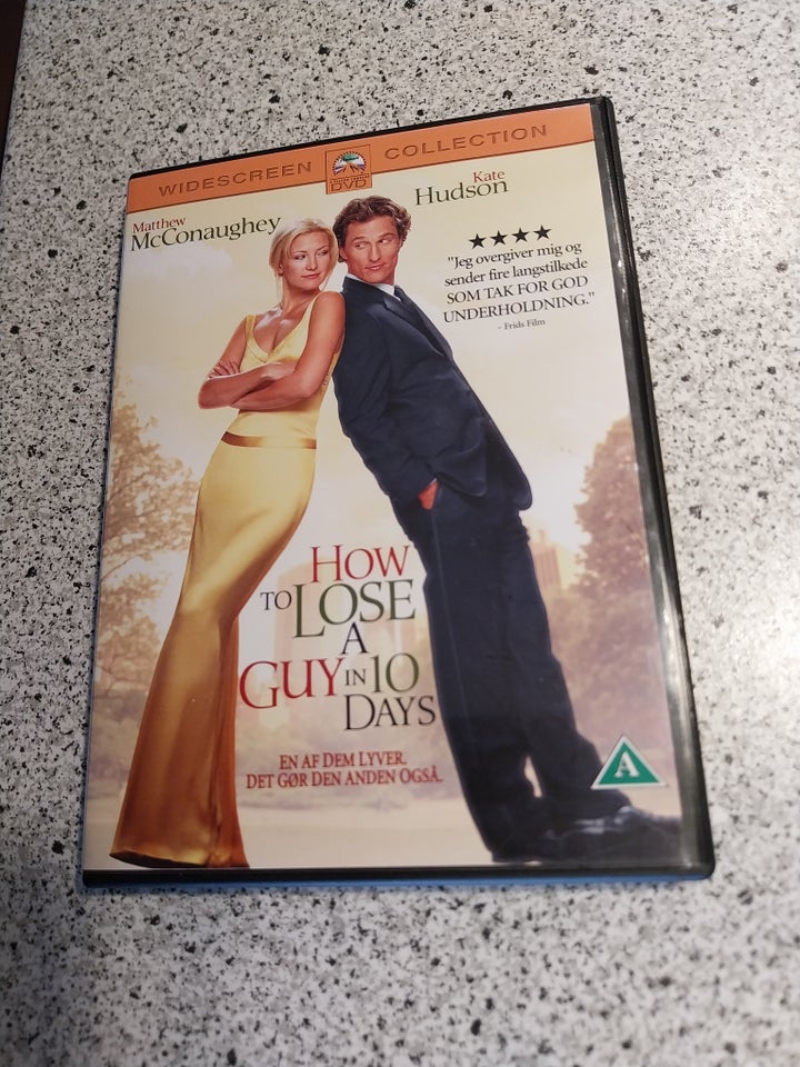 How to lose a guy in 10 days, DVD, komedie