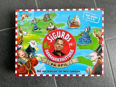 Sigurds Danmarkshistorie på spil, Familiespil, brætspil, Vi har brugt det meget lidt. 
