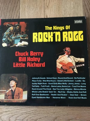 LP, Chuck Berry - Bill Haley - Little Richard, The Kings Of Rock`n Roll, Rock, Vinyl  :  1  :  Vg ++