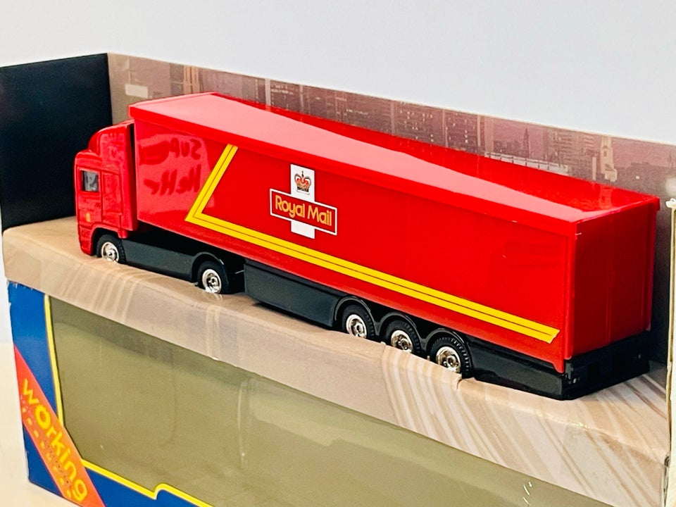 Modellastbil, Corgi Superhaulers ERF Box Trailer ‘Royal