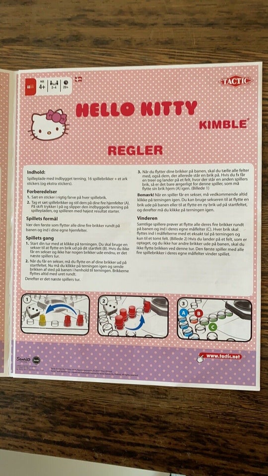 Hello Kitty Kimble (Ludo), Ludo, brætspil