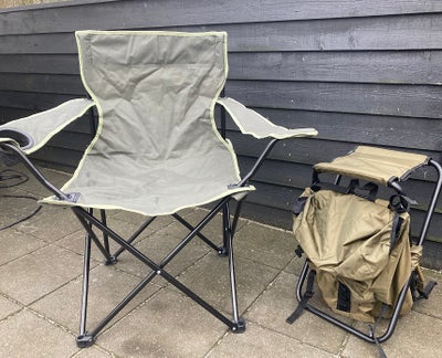 Camping stol & rygsæk, Camping stol & rygsæk
Samlet pris 
